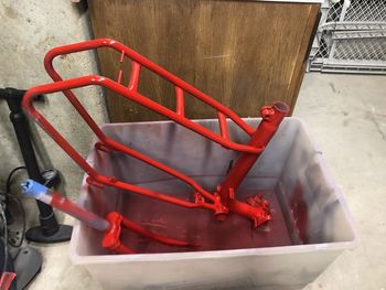 The plastic tub