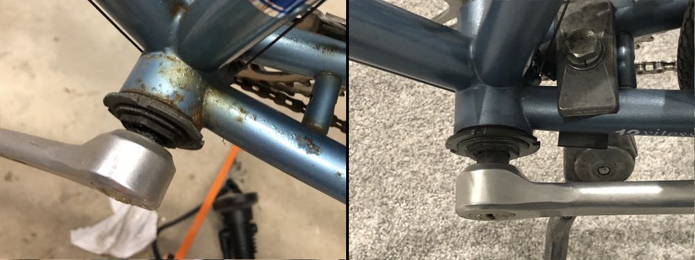 BB corrosion, before and after