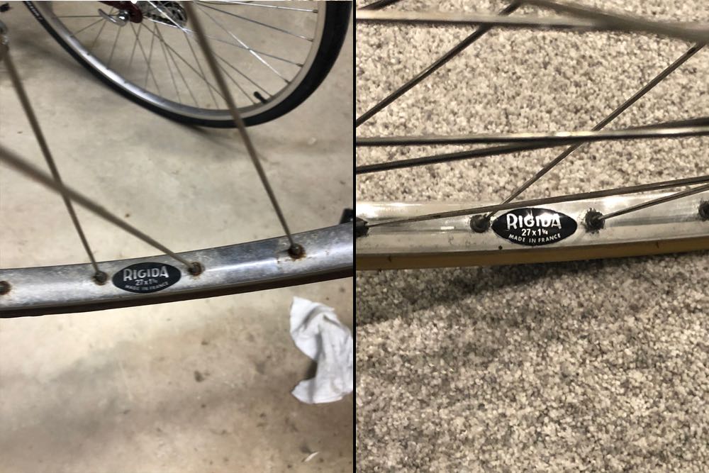 Rigida rims, before and after