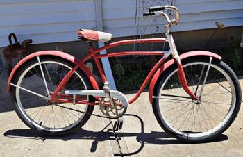 1948 Monark-made Road King bicycle.
