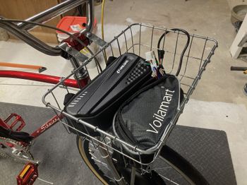 I did a test fit to be sure the electric bits were going to fit.