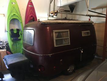 It just *barely* fit in my garage bay. That made the restoration a lot easier. Just go out to the garage and get to work.